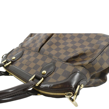 LOUIS VUITTON Trevi PM Damier Ebene Satchel Shoulder Bag Brown