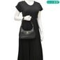 GUCCI Aphrodite Small Leather Shoulder Bag Black 731817