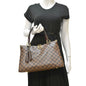 LOUIS VUITTON Lymington Damier Ebene Shoulder Bag Brown