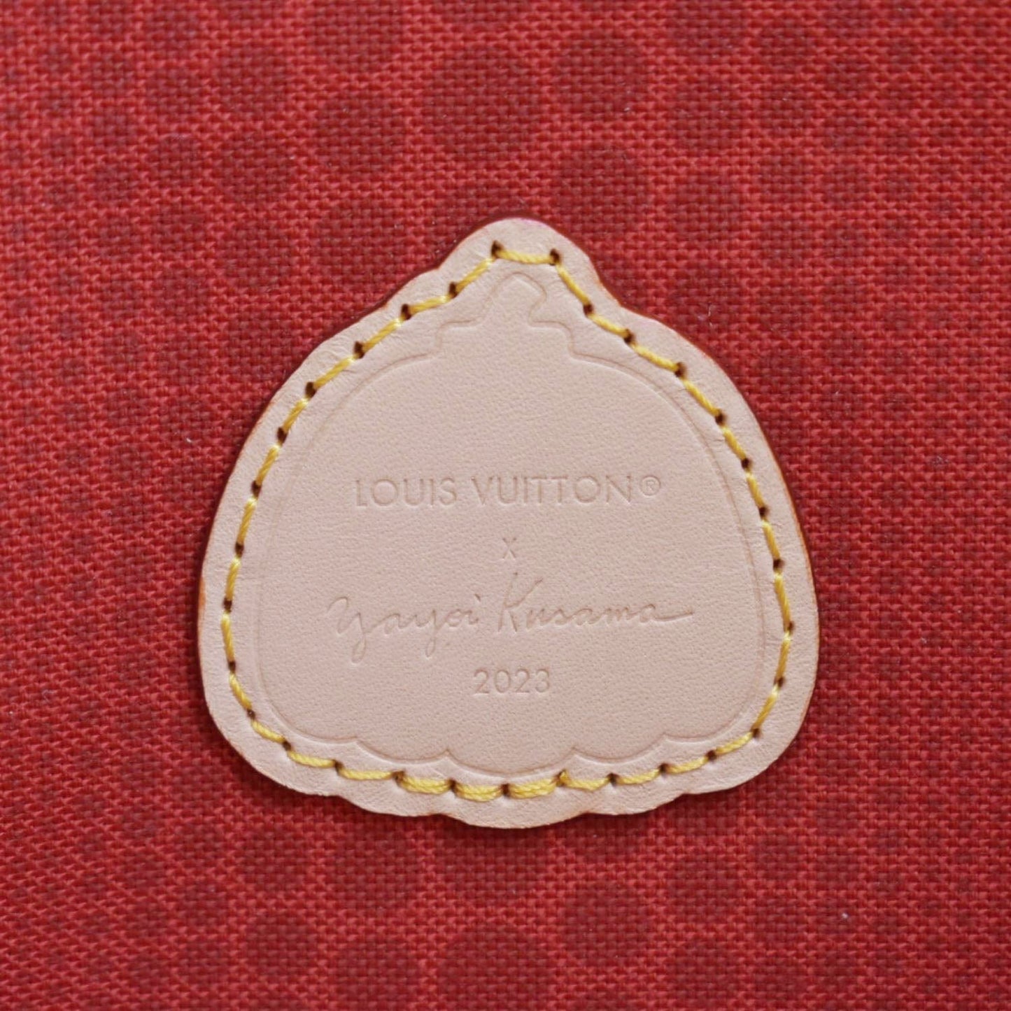 LOUIS VUITTON x YK Neverfull MM Monogram Canvas Shoulder Bag Brown