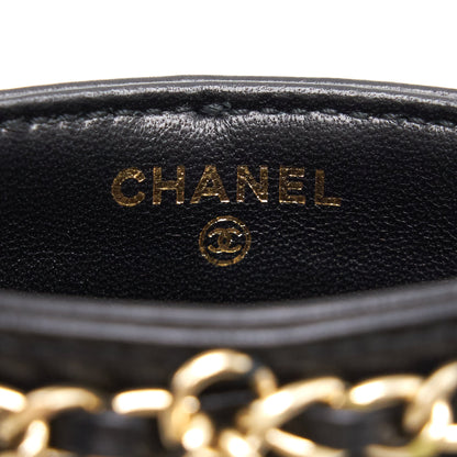 Chanel Gold Clutch O Chain Phone Holder Crossbody Bag