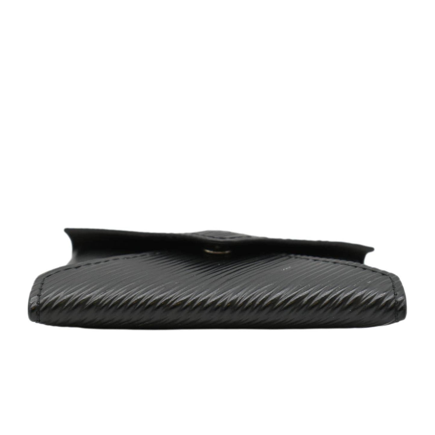 LOUIS VUITTON Kirigami Necklace Epi Leather Clutch Black