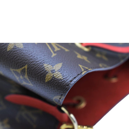 LOUIS VUITTON Neonoe Monogram Canvas Shoulder Bag Brown