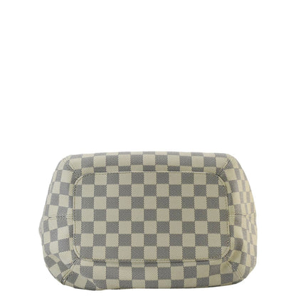LOUIS VUITTON Salina PM Damier Azur Shoulder Bag White