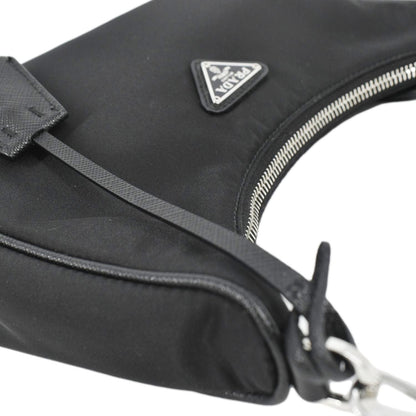 PRADA Re-Edition 2005 Re-Nylon Shoulder Bag Black