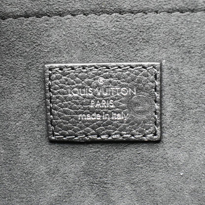 LOUIS VUITTON Baia MM Perforated Mahina Leather Shoulder Bag Black