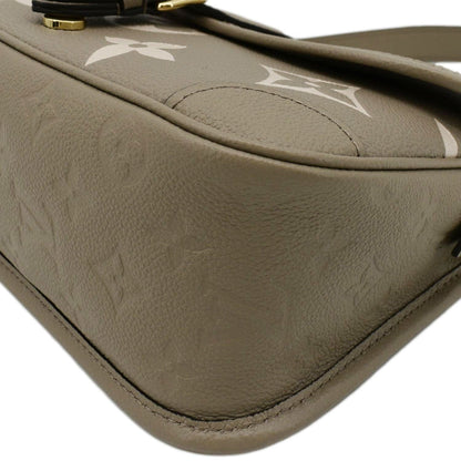 LOUIS VUITTON Diane Empreinte Monogram Leather Shoulder Bag Bicolor
