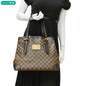 LOUIS VUITTON Hampstead MM Damier Ebene Shoulder Bag Brown