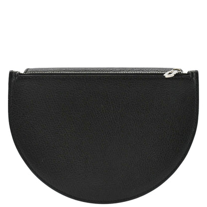 BURBERRY Pecan Small Leather Shoulder Bag Black