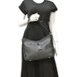 LOUIS VUITTON Carryall PM Monogram Empreinte Leather Shoulder Bag Black