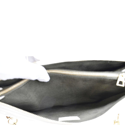 LOUIS VUITTON Coussin PM Monogram Embossed Shoulder Bag Creme