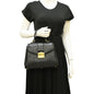 GUCCI Small GG Leather Top Handle Shoulder Bag Black 675791