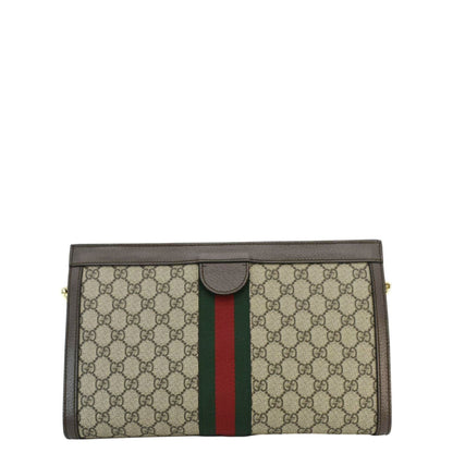 GUCCI Ophidia Medium GG Supreme Canvas Shoulder Bag Beige  503876