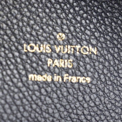 LOUIS VUITTON Melie Empreinte Leather Hobo Shoulder Bag Navy Blue