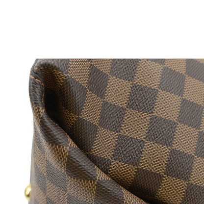 LOUIS VUITTON Maida Damier Ebene Hobo Shoulder Bag Noir