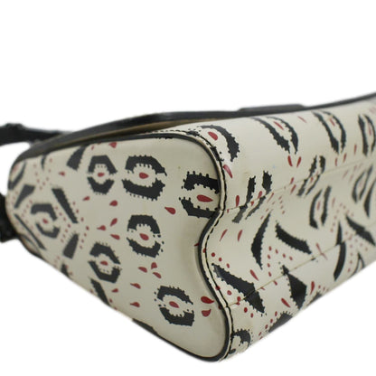 LOUIS VUITTON LV Twist Graphic MM Leather Shoulder Bag Black