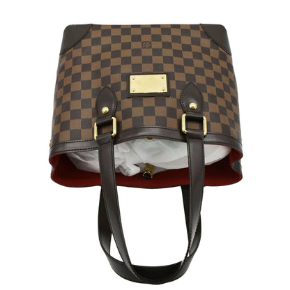 LOUIS VUITTON Hampstead PM Damier Ebene Shoulder Bag Brown