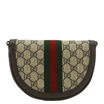 GUCCI Ophidia Mini GG Supreme Canvas Shoulder Bag Beige 757309