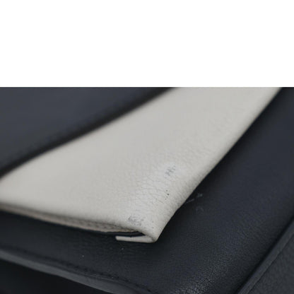 LOUIS VUITTON Mylockme Calf Leather Chain Shoulder Bag Creme