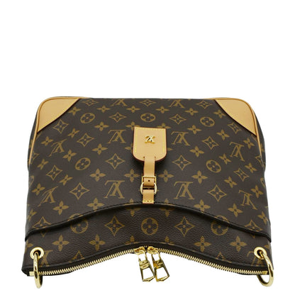 LOUIS VUITTON Odeon NM MM Monogram Canvas Shoulder Bag Brown