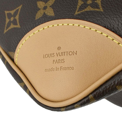 LOUIS VUITTON Odeon NM MM Monogram Canvas Shoulder Bag Brown