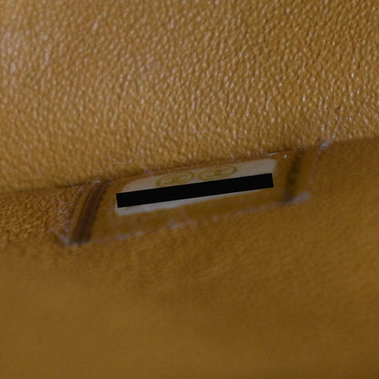 CHANEL Classic Jumbo Double Flap Quilted Leather Shoulder Bag Orange