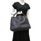 LOUIS VUITTON Artsy MM Monogram Empreinte Leather Shoulder Bag Navy Blue