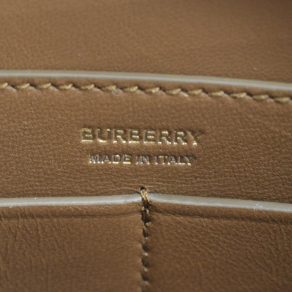 BURBERRY Medium TB Leather Shoulder Bag Tan
