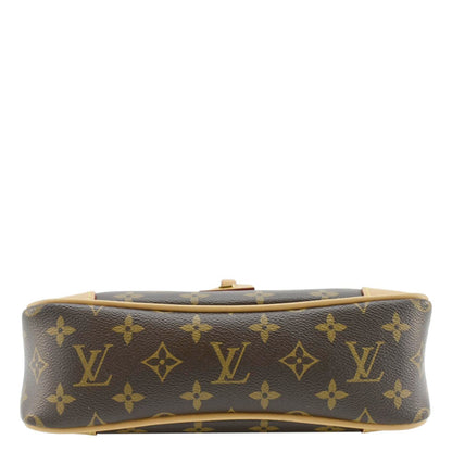 LOUIS VUITTON Odeon PM Monogram Canvas Shoulder Bag Brown