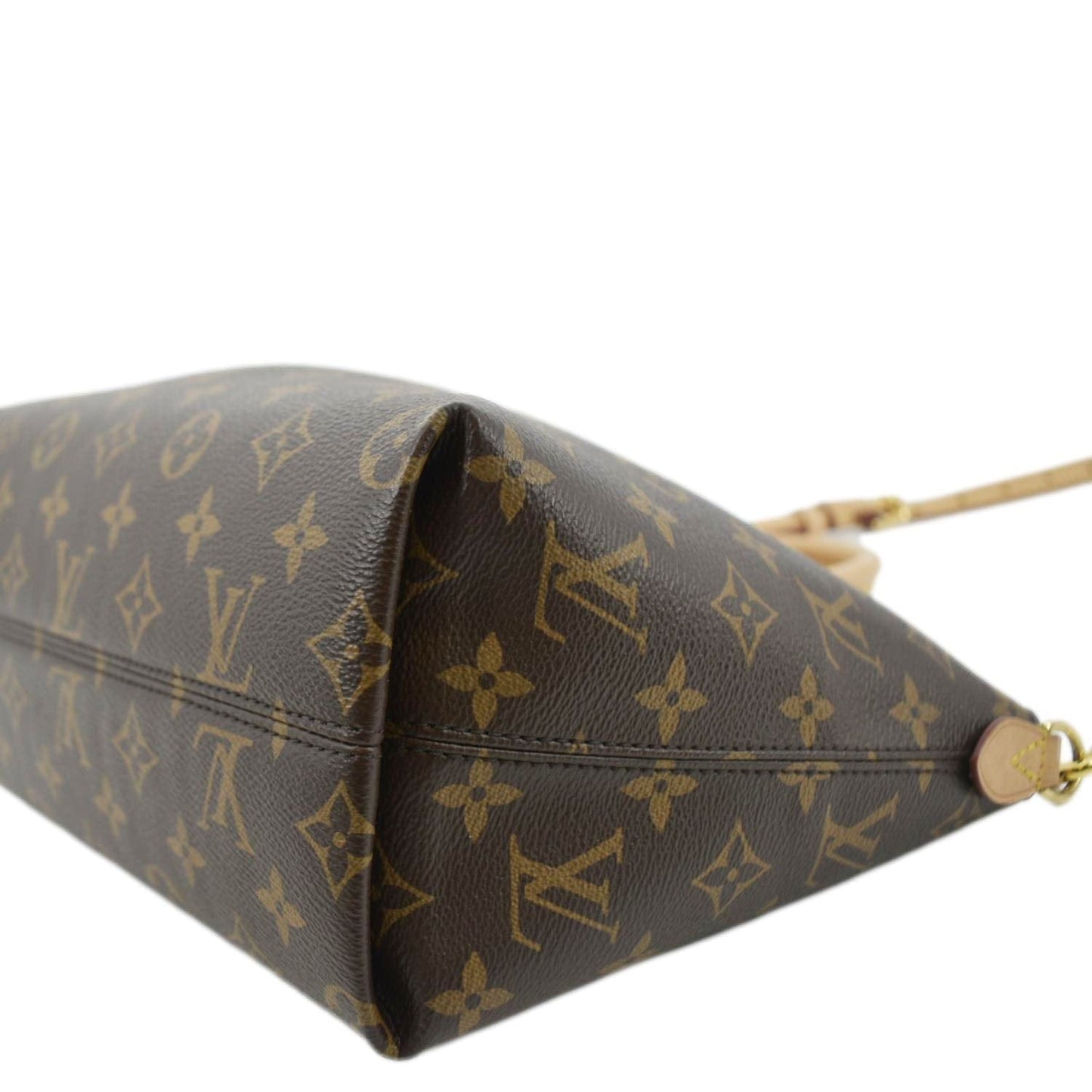 LOUIS VUITTON Boetie PM NM Monogram Canvas Satchel Shoulder Bag Brown