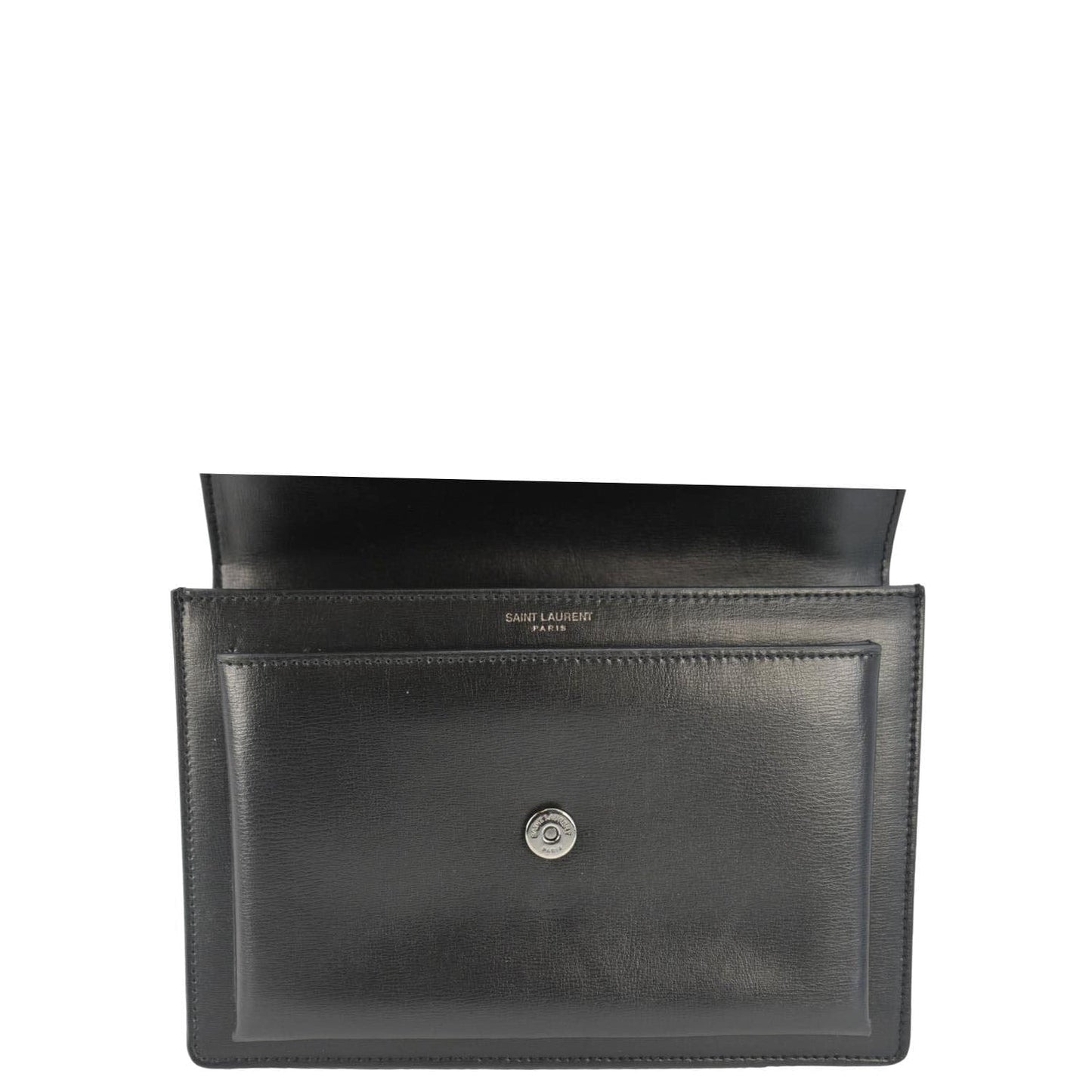 YVES SAINT LAURENT Sunset Medium Leather Shoulder Bag Black
