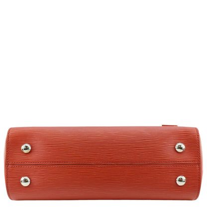LOUIS VUITTON Cluny MM Epi Leather Shoulder Bag Red