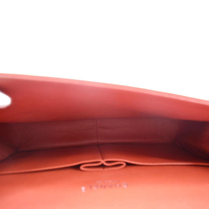 CHANEL Classic Maxi Double Flap Quilted Leather Shoulder Bag Red
