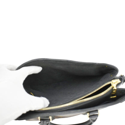 LOUIS VUITTON Soufflot BB Monogram Canvas Shoulder Bag Black