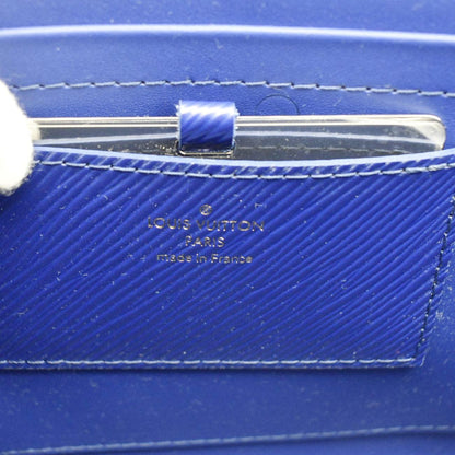 LOUIS VUITTON Twist MM Epi grained leather Shoulder Bag Dot Blue