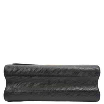 LOUIS VUITTON LV Twist MM Epi Leather Shoulder Bag Black
