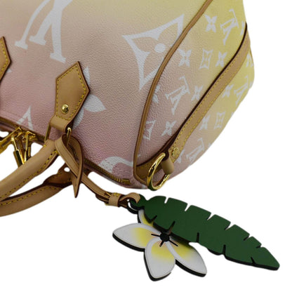 LOUIS VUITTON Speedy Bandouliere 25 By The Pool Giant Monogram Shoulder Bag Multicolor