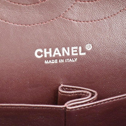 CHANEL Classic Jumbo Double Flap Quilted Caviar Leather Shoulder Bag Black
