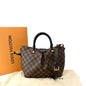LOUIS VUITTON Siena PM Damier Ebene Shoulder Bag Brown