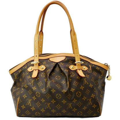 LOUIS VUITTON Tivoli GM Monogram Canvas Shoulder Bag Brown