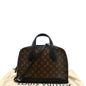 LOUIS VUITTON Dora MM Monogram Canvas Shoulder Bag Brown