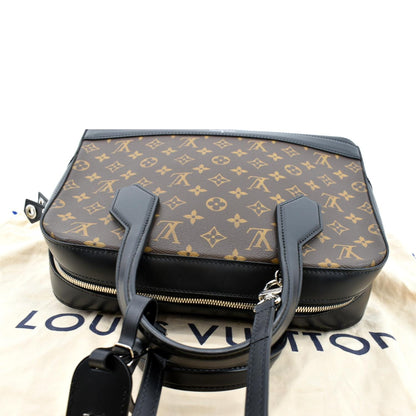 LOUIS VUITTON Dora MM Monogram Canvas Shoulder Bag Brown