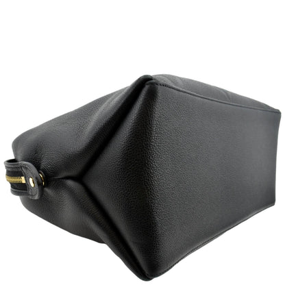 LOUIS VUITTON Grand Palais Monogram Empreinte Leather Shoulder Bag Black