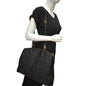 LOUIS VUITTON Pont Neuf Monogram Empreinte Leather Shoulder Bag Black