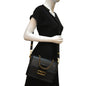 LOUIS VUITTON Dauphine MM Epi Leather Shoulder Bag Black