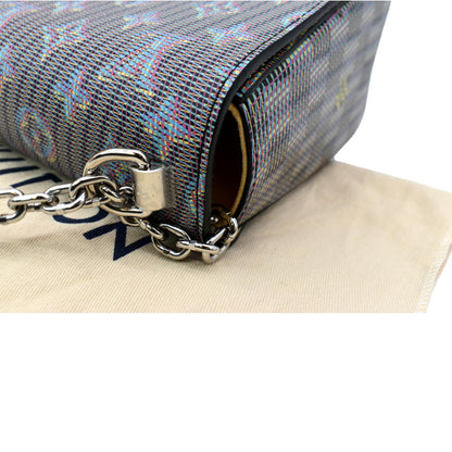 LOUIS VUITTON LV Twist Pop MM Calfskin Monogram Shoulder Bag Blue