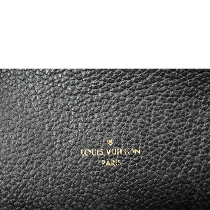 LOUIS VUITTON Melie Empreinte Leather Hobo Shoulder Bag Black