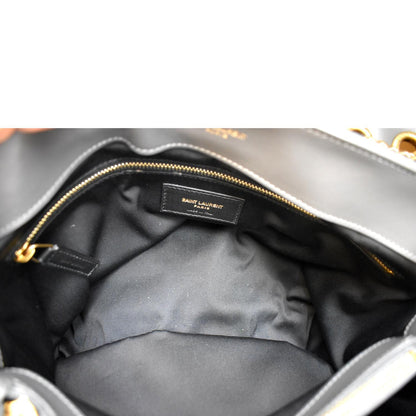 YVES SAINT LAURENT Loulou Medium Matelasse Leather Chain Shoulder Bag Dark Gray