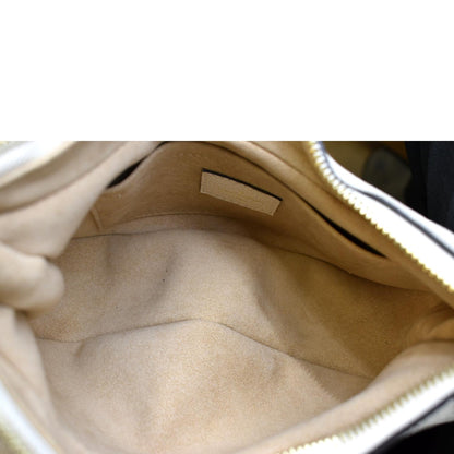 LOUIS VUITTON Bagatelle Monogram Empreinte Shoulder Bag Creme