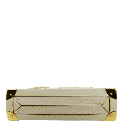 LOUIS VUITTON Suhali Le Talentueux Leather Shoulder Bag White